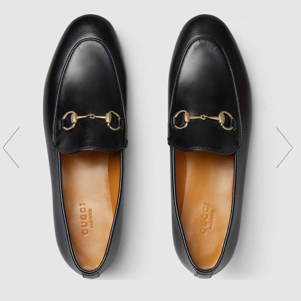 Authentic Gucci Jordaan Loafer Black 38